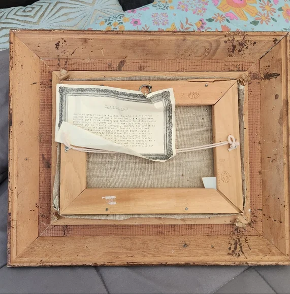 Vintage Gold Frame Neuhold Art - Picture 5 of 8